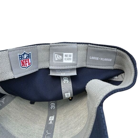 New Era 39THIRTY Dallas Cowboys Men's Blue Flex Fit Hat XL NFL - Picture 5 of 6